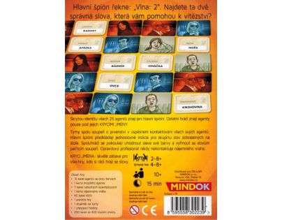 Mindok Krycie mená CZ - Poškodený obal