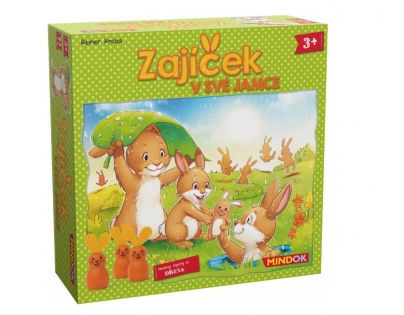 Mindok Zajačik v svojej jamke