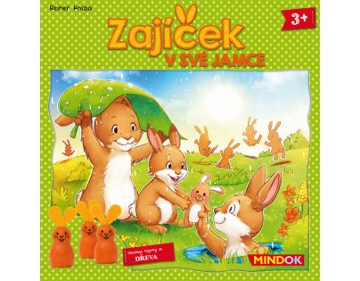 Mindok Zajačik v svojej jamke