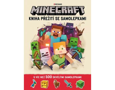Egmont Minecraft Kniha přežití se samolepkami CZ verzia