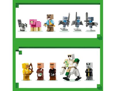 LEGO® Minecraft® 21596 Útok Mága na dedinu