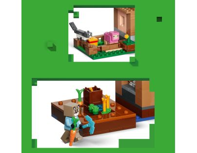 LEGO® Minecraft® 21596 Útok Mága na dedinu