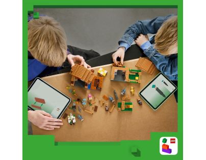 LEGO® Minecraft® 21596 Útok Mága na dedinu
