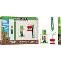 Minecraft darčekový set EDT 50 ml + náramok + kľúčenka