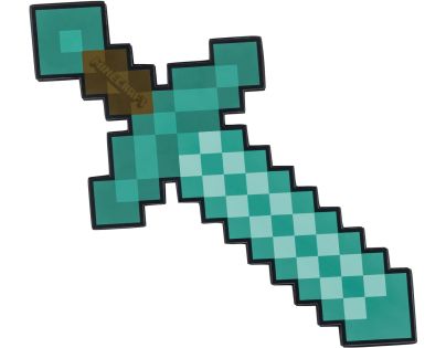Minecraft Diamantový meč penový