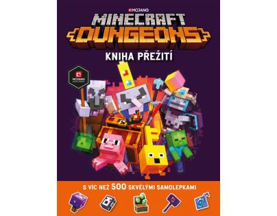Egmont Minecraft Dungeons Kniha přežití se samolepkami CZ verzia