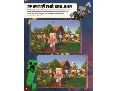 Egmont Minecraft Dungeons Kniha přežití se samolepkami CZ verzia