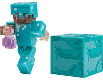 Minecraft figúrka Steve s elixírom neviditeľnosť