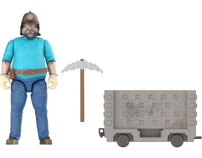 Minecraft filmový Steve a vozík