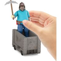 Minecraft filmový Steve a vozík 5