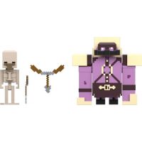Minecraft Legends dvě figurky 8 cm GYR98 Pigmadillo vs. Skeleton
