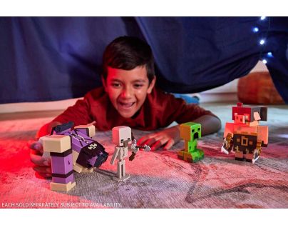 Minecraft Legends dvě figurky 8 cm GYR98 Pigmadillo vs. Skeleton