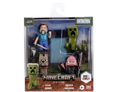 Minecraft Movie figúrky 2,5 palce sada 4ks