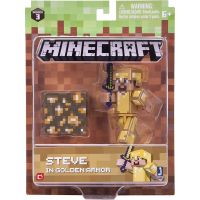 Minecraft zberateľská figúrka Steve v zlatej zbrojí 3
