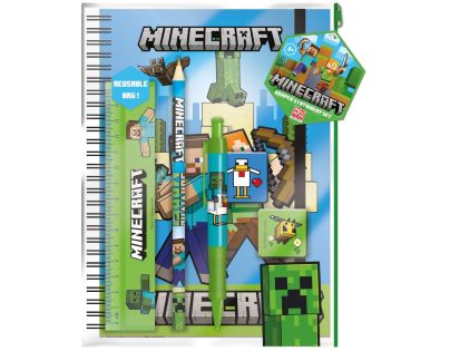 Minecraft školský set A5 DPL8