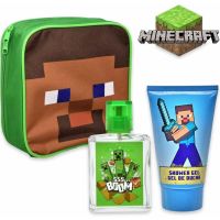 Minecraft Toaletná taška s EDT 50 ml a sprchovým gélom 100 ml