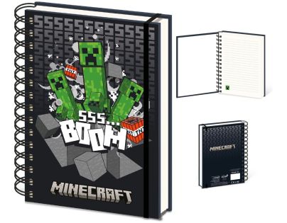 Minecrat A5 blok krúžkový (3D efekt)