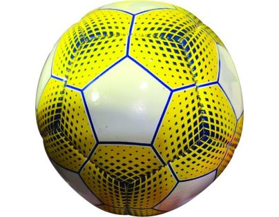 MINI Futbalová lopta žlto-biela