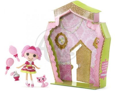 Mini Lalaloopsy Panenka s doplňky a domečkem - Jewel Sparkles