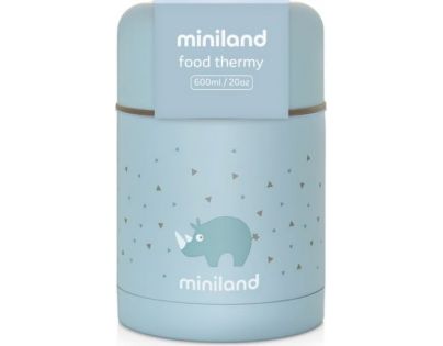 Miniland Termoska Silky na jedlo Blue 600ml