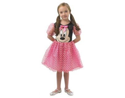 Minnie Mouse ružový kostým veľkosť S