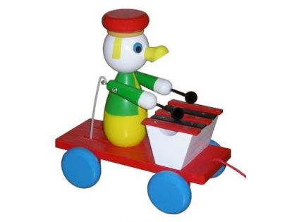 Miva ťahací káčer s xylofónom