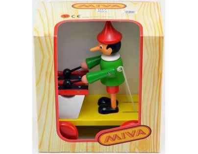 Miva Pinocchio s xylofónom