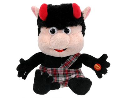 Mikro Plyšový čertík Rudla 20 cm mluvící
