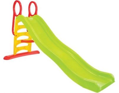 Mochtoys Dětská skluzavka 200 cm zelená - Poškozený obal