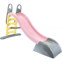 Mochtoys Detská šmykľavka dlhá pastelová ružová 180 cm - Poškodený obal