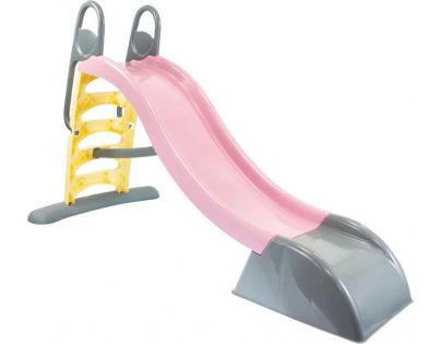 Mochtoys Detská šmykľavka dlhá pastelová ružová 180 cm