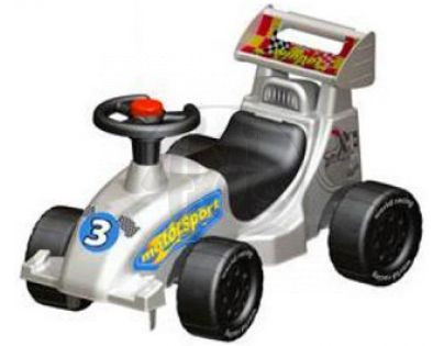 Mochtoys 10163 - Odrážedlo Formule stříbrná se zvukem
