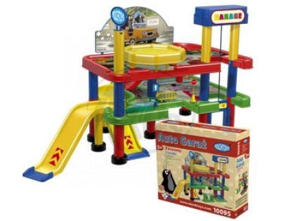 Mochtoys Garáž 3 podlaží Krtek