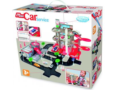Mochtoys Garáže 3 poschodia + servis hracia sada