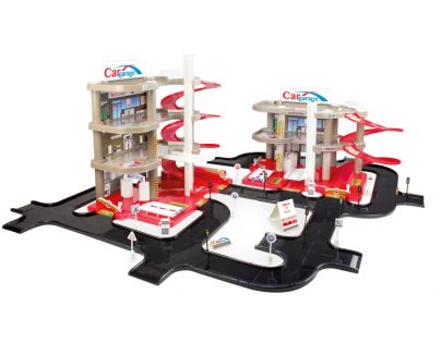 Mochtoys Mega Garáže - parkovacie set s cestou