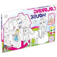 Mochtoys Papírový vymalovávací domeček Princezny 2