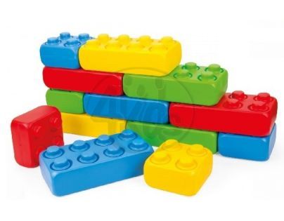 Mochtoys Plastové mega kostky 16ks
