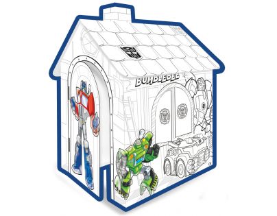 Mochtoys Transformers Papírový vymalovávací domek