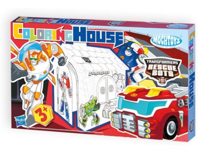 Mochtoys Transformers Papírový vymalovávací domek