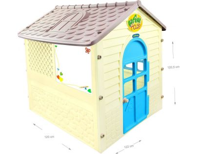 Mochtoys Záhradný Domček modré dvere - Poškodený obal