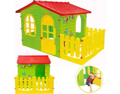 Mochtoys Záhradný domček s plotom - Poškodený obal