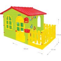 Mochtoys Záhradný domček s plotom a krmítkom - Poškodený obal 3
