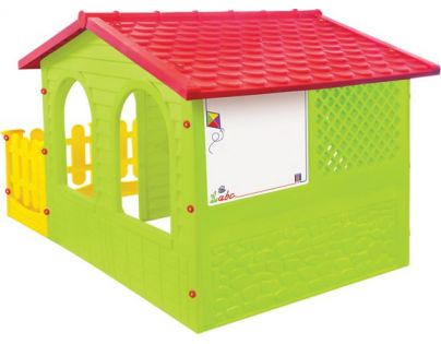 Mochtoys Záhradný domček s plotom a krmítkom - Poškodený obal