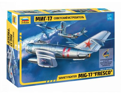 Zvezda Model Kit lietadlo MIG-17 Fresco 1:72