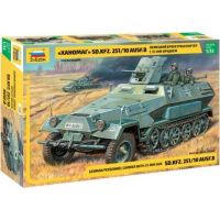 Zvezda Model Kit tank 3588 Sd.Kfz.251 10 w 3.7cm PAK RR 1:35 Zvezda Model Kit tank 3588 Sd.Kfz.251 10 w 3.7cm PAK RR 1:35