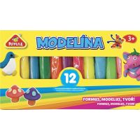 Plastelína 12 farieb v krabičke