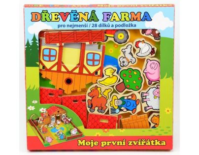 Moje prvé zvieratká Domček drevená farma