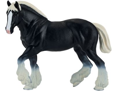 Mojo Kôň Clydesdale čierny figúrka