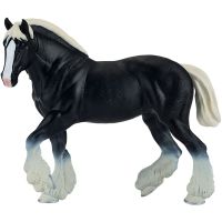 Mojo Kôň Clydesdale čierny figúrka