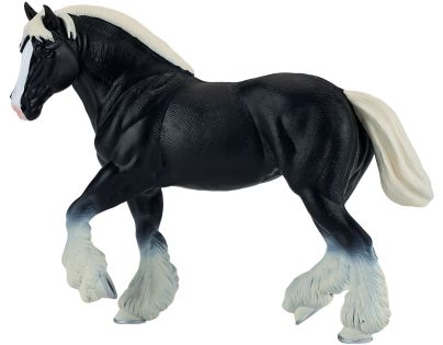 Mojo Kôň Clydesdale čierny figúrka